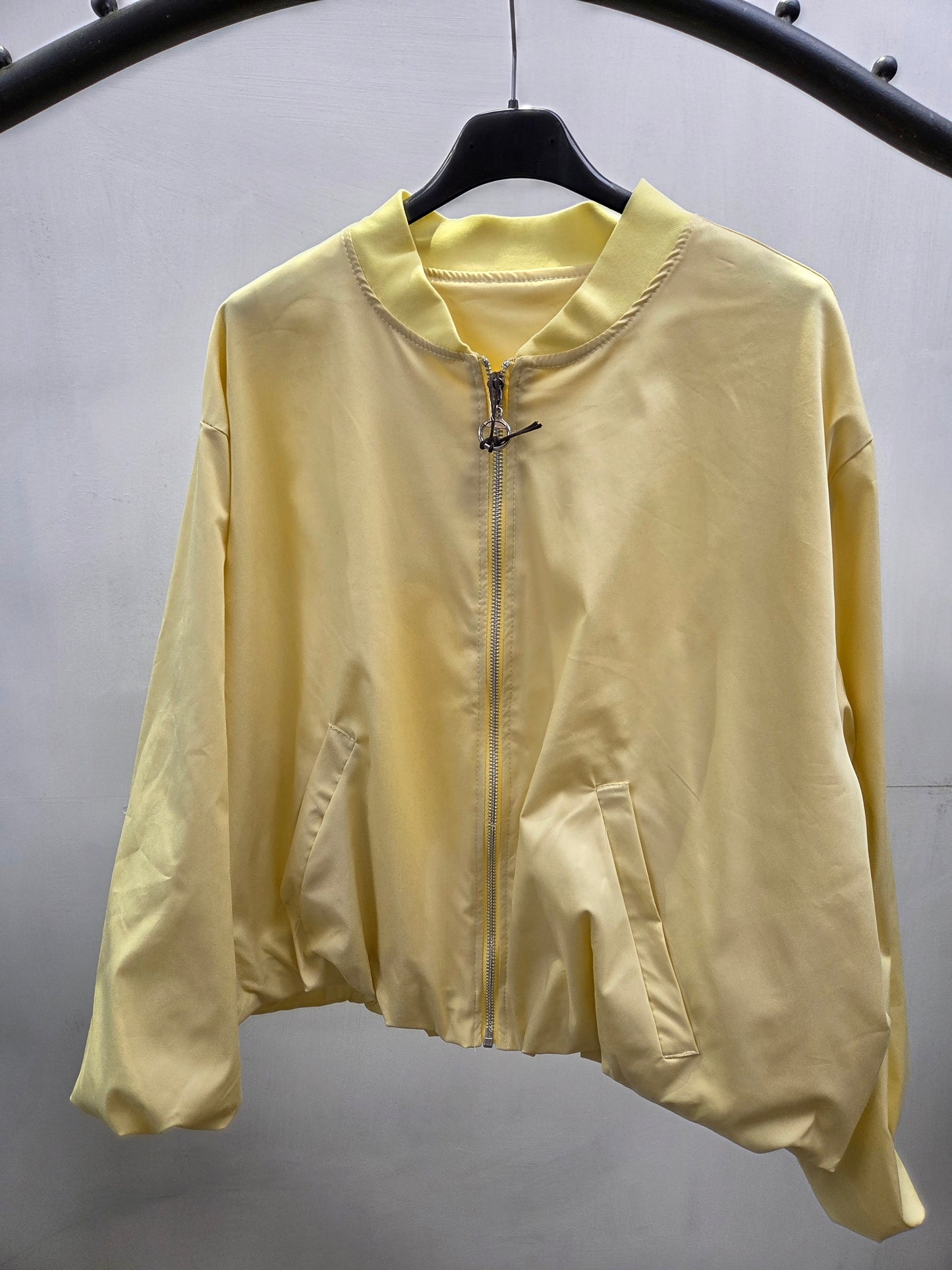 Blouson Jacke Buttergelb