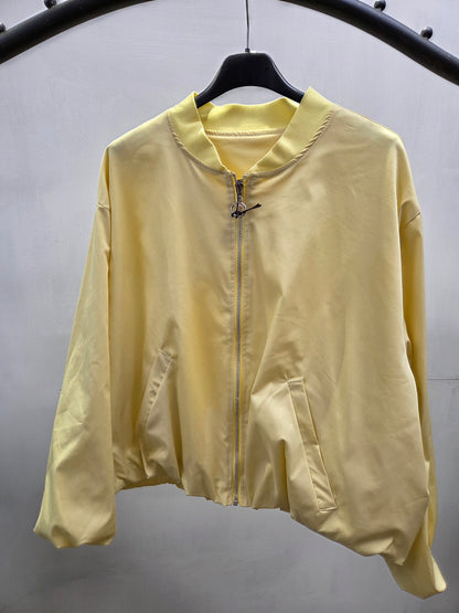 Blouson Jacke Buttergelb